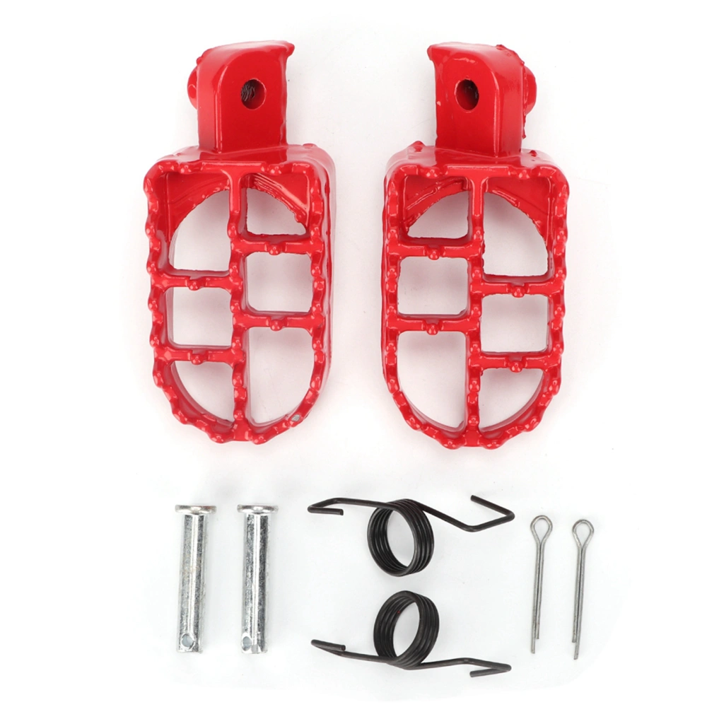 2pcs Motorcycle Dirt Bike Aluminum Rider Passenger Footrest Pegs Footstools Floorboards