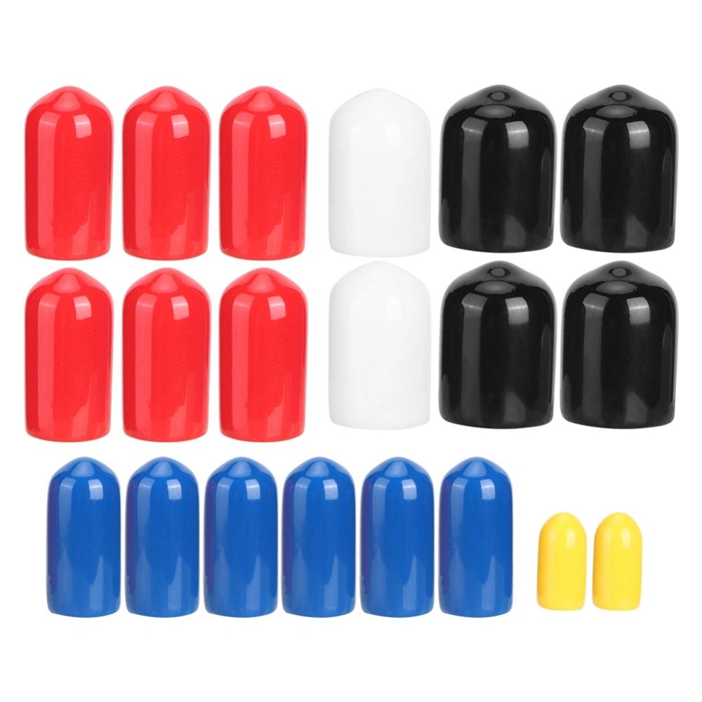 20 Pcs PVC Vacuum Line Cap 1/8in 3/16in 1/4in 3/8in 5/16in Assorted Kit Fit for CHEVY