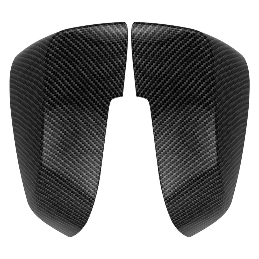 Car Modification Carbon Fiber Color Mirror Cover Rearview Wing Mirror Housing Fit for 5 Series