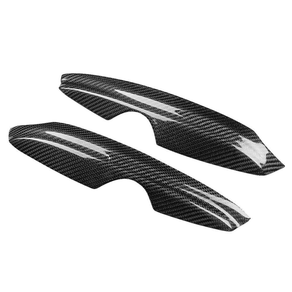 2pcs Carbon Fiber Headlight Eyebrow Eyelid Cover Fit for Golf 4 MK4 IV 1999-2004