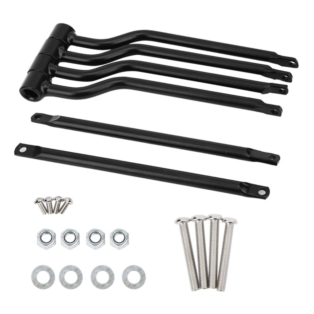 Motorcycle Stainless Steel Refit Saddlebag Side Support Bar Bracket Replacement Kit