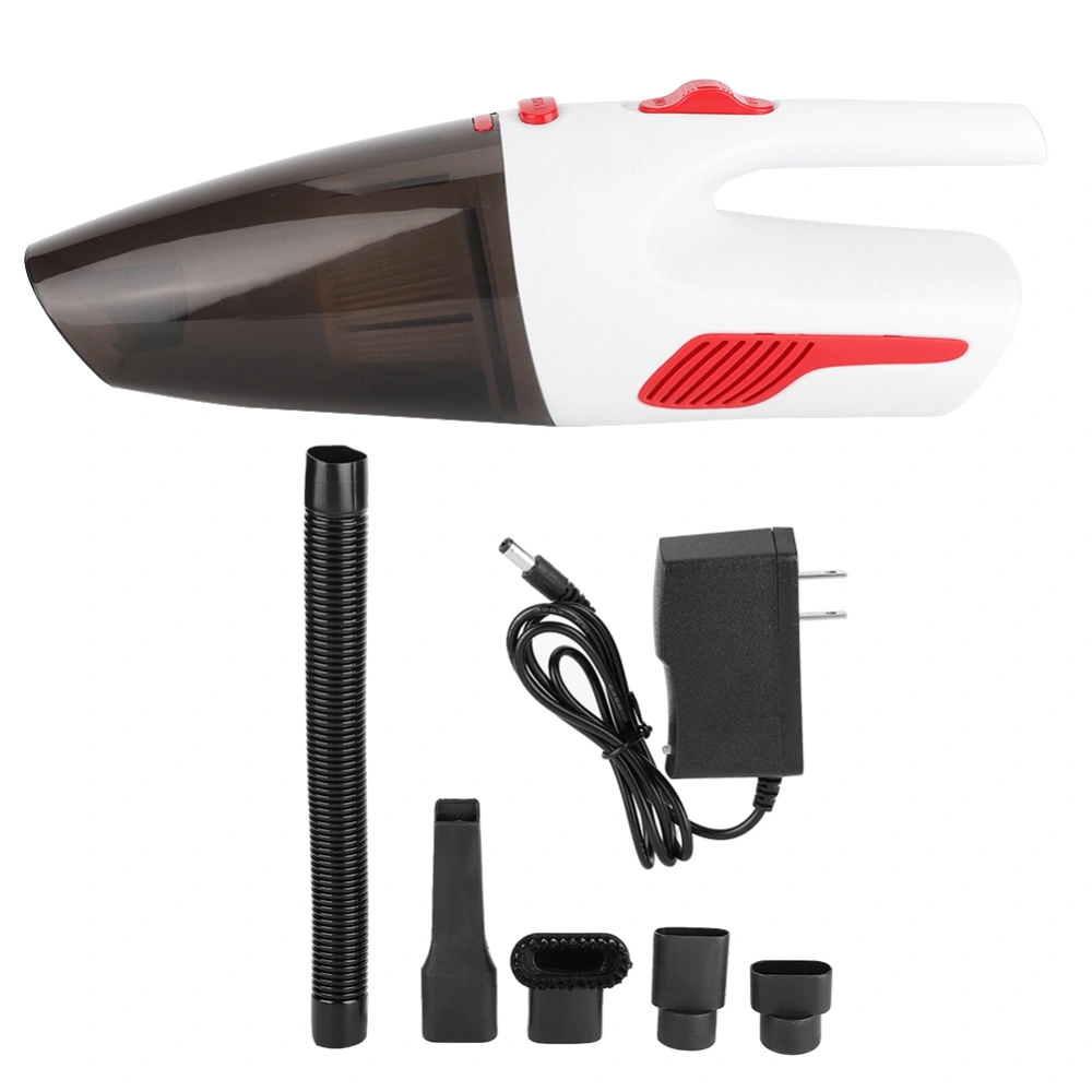 120W 4000pa Wireless Car Vacuum Cleaner Rechargeable Wet Dry Dual use Dust Catcher (White)