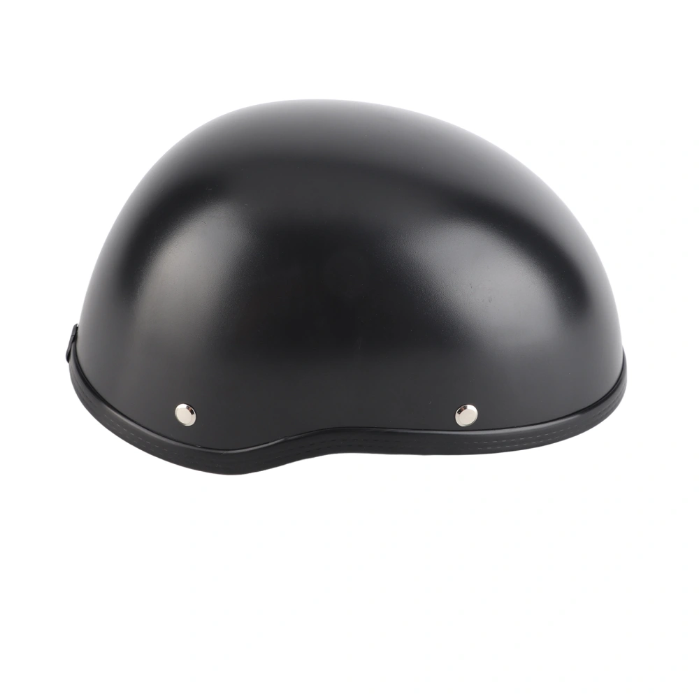 Motorcycle Helmet Exquisite Men Retro Half Face Helmet Matte Black