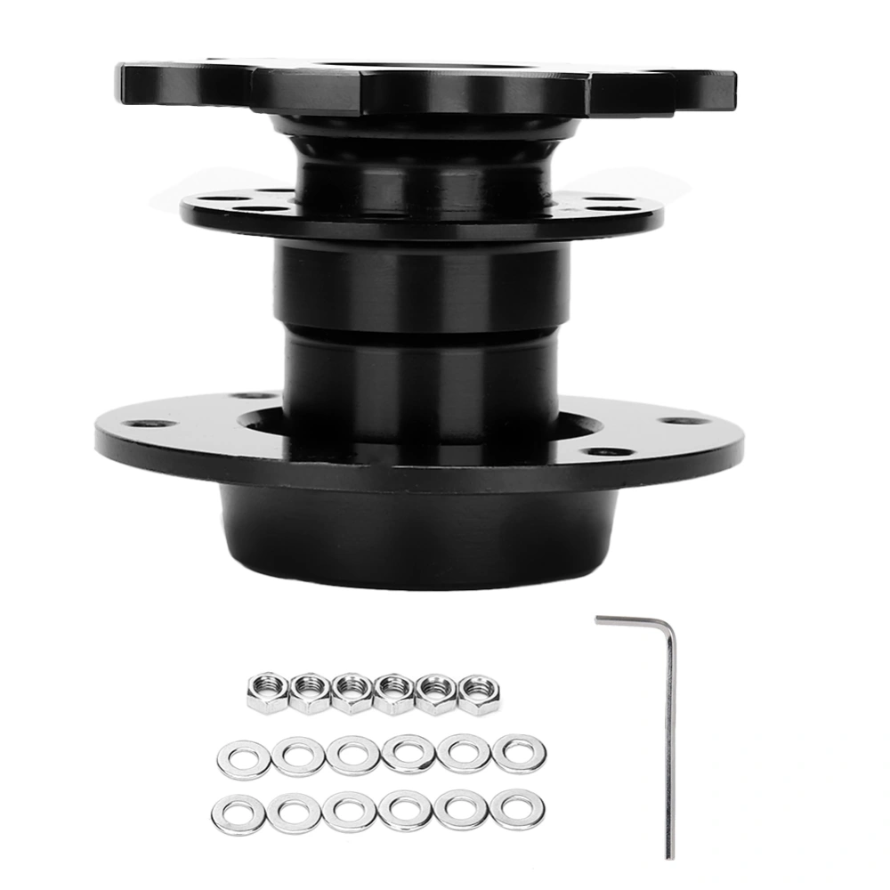 Car Steering Wheel Quick Release Disconnect Hub Adapter Kit 6 Hole Universal