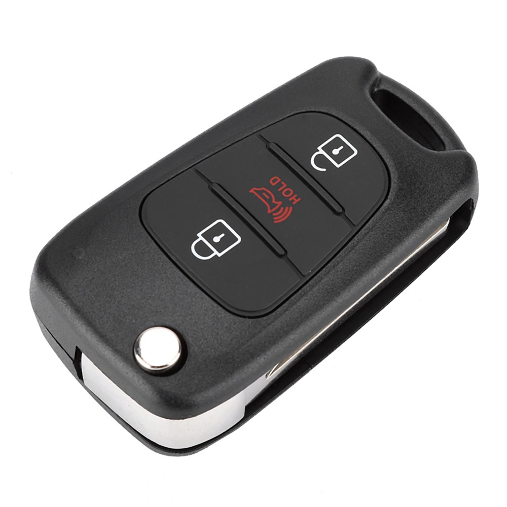 3 Button Car Remote Flip Key Fob Case Protective Cover Shell Fit for KIA Soul 2012 2013