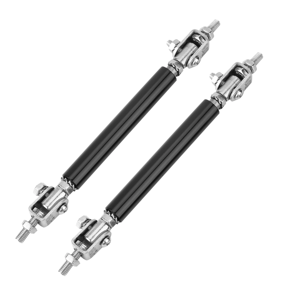 2Pcs 75mm Car Bumper Protector Lip Rod Splitter Strut Tie Bar Support Front Rear Universal