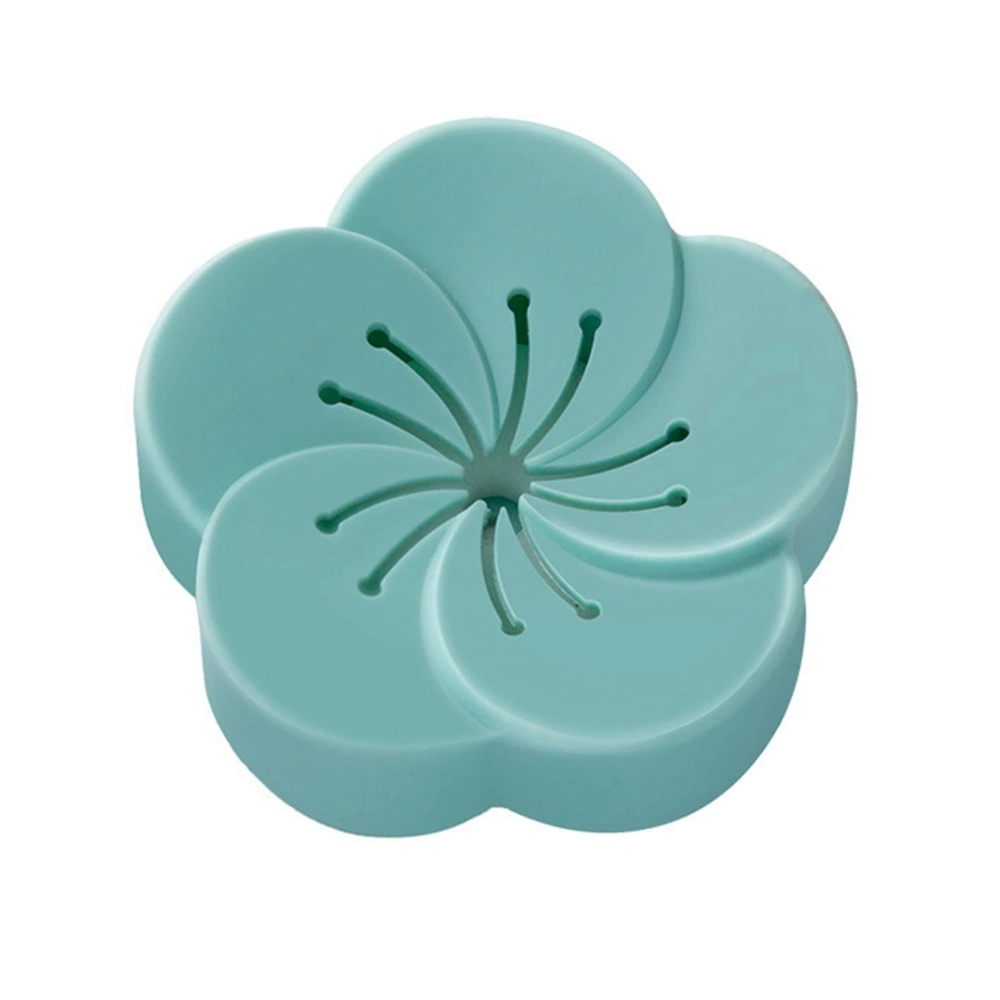 Portable Car Air Freshener Paste with Petal-type Aromatherapy Box (Green)