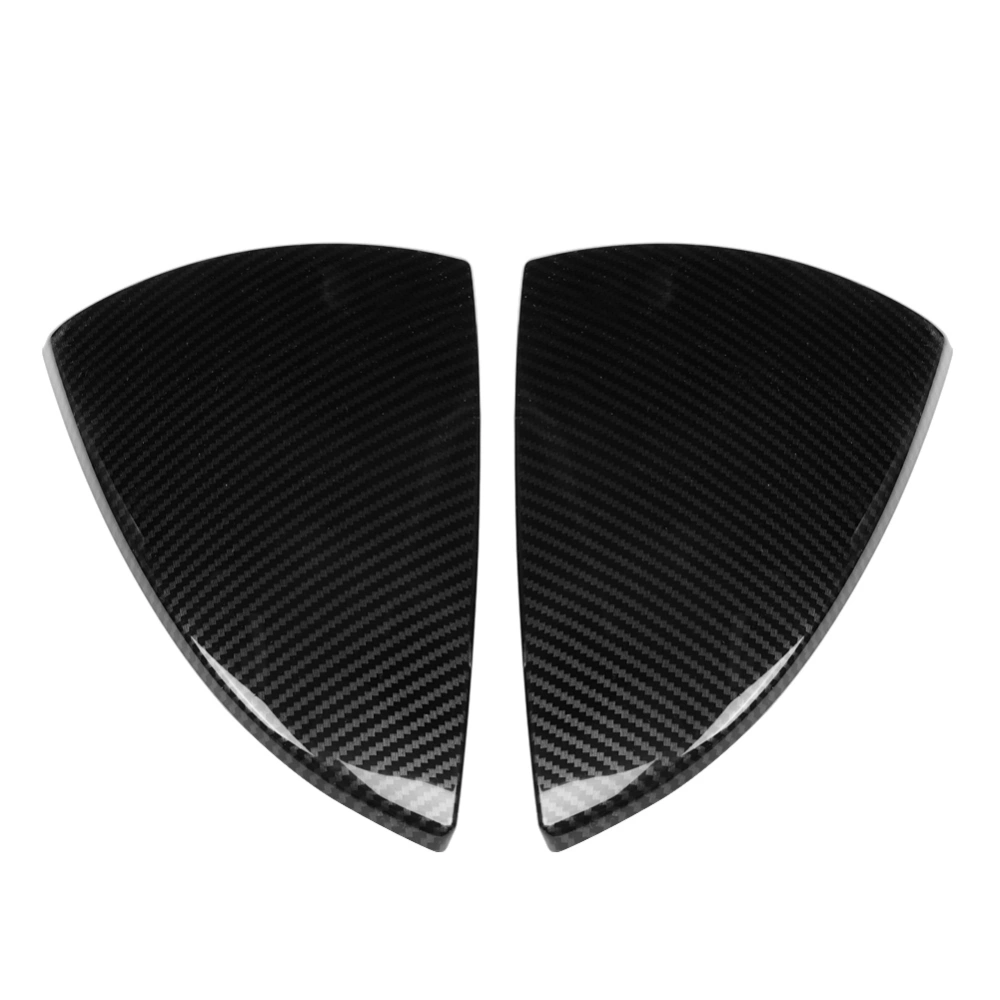 2pcs/set Car Rearview Mirror Cover Trim for Lexus ES200 18-19 (Carbon Fiber Black)