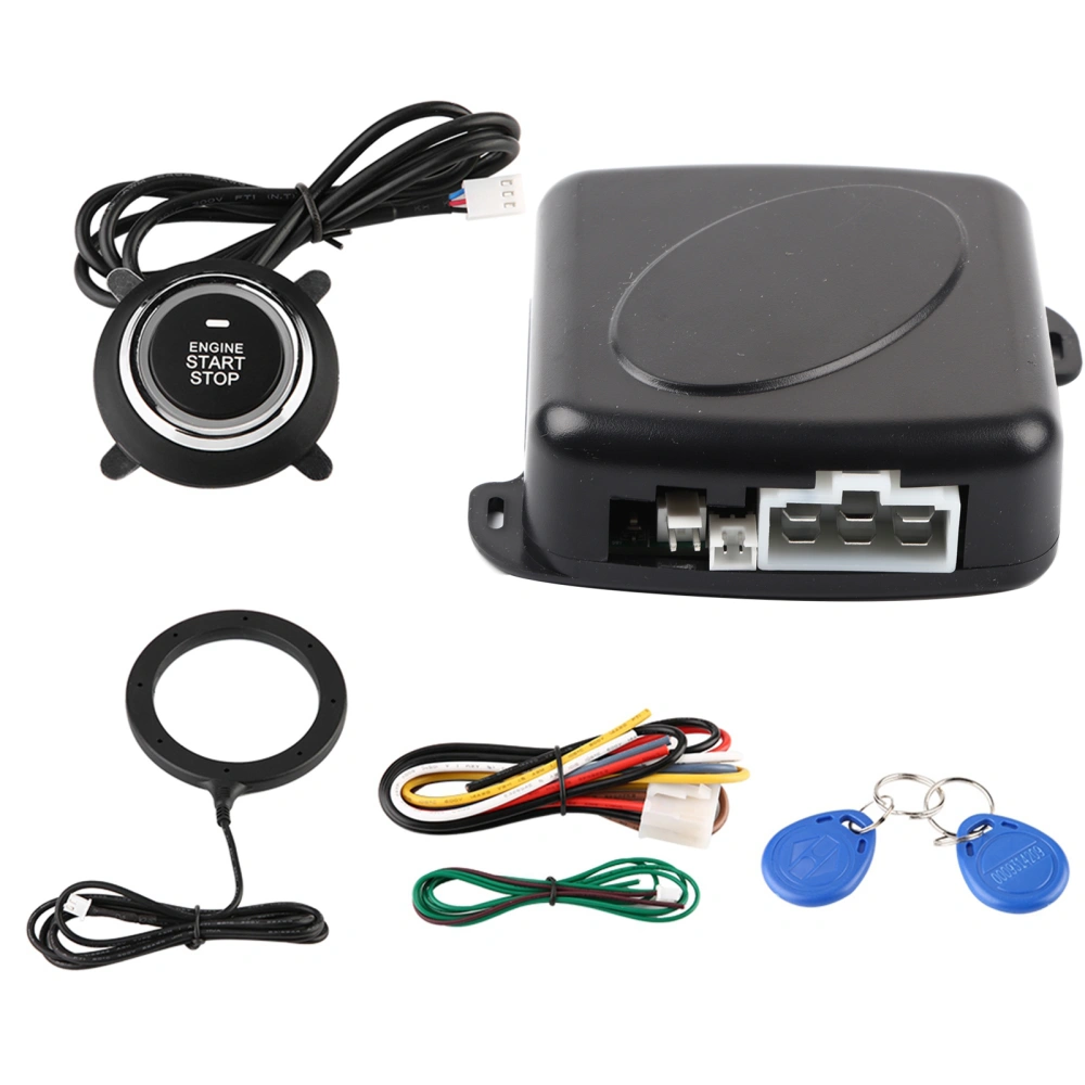 Universal Car Alarm System Engine Push Button Start Stop Lock Anti theft Protection