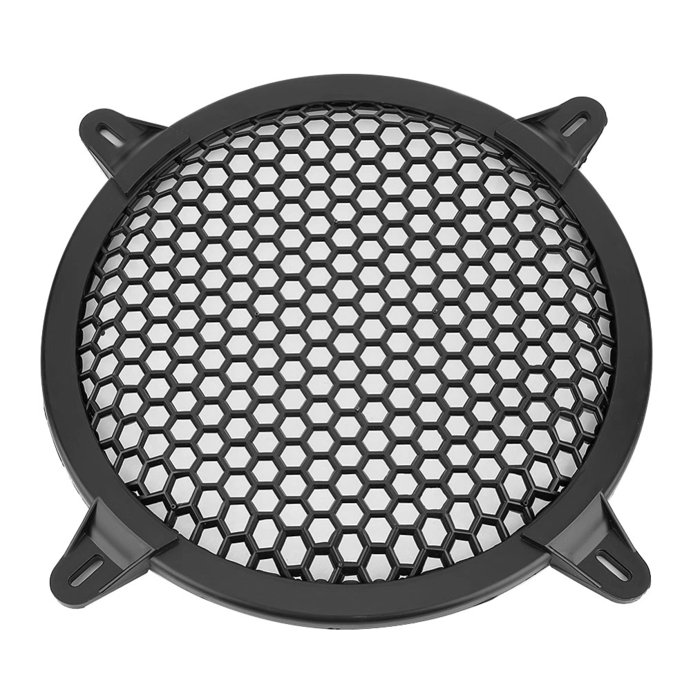 Car Audio Plastic Mesh Cover Woofer Speaker Modification Protect Guard 8inch