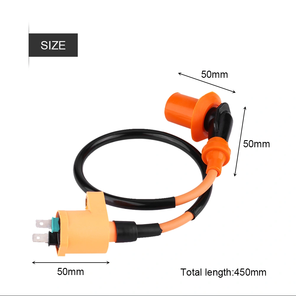Ignition Coil for GY6 50CC 125CC 150CC Engine Motorcycle Dirt Bike Scooter Moped Orange