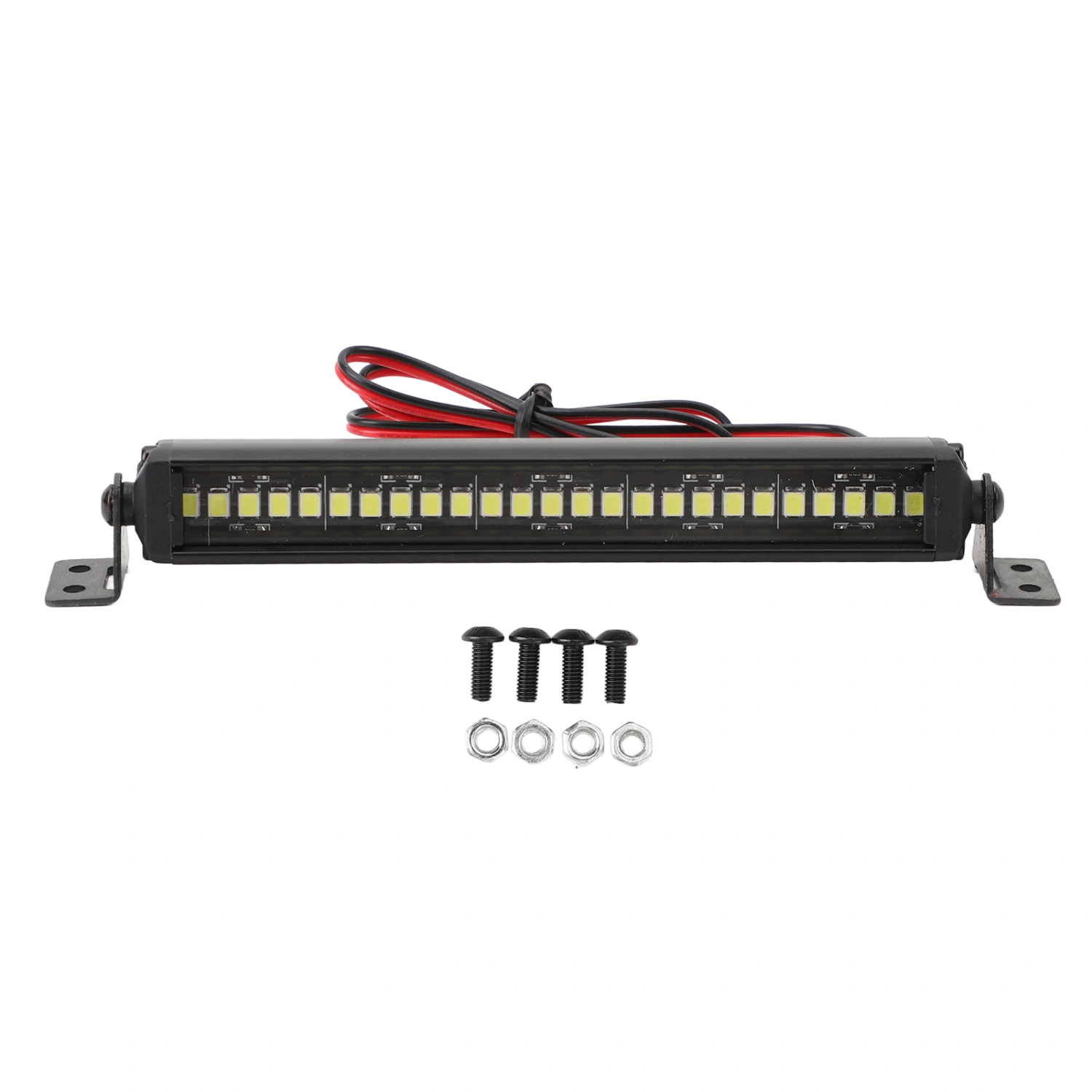 Super Bright RC LED Light Bar Roof LED Lamp 25LED Light Bar for 1/10 RC Crawler Car for Axial SCX10 RC Car Roof Light Bar