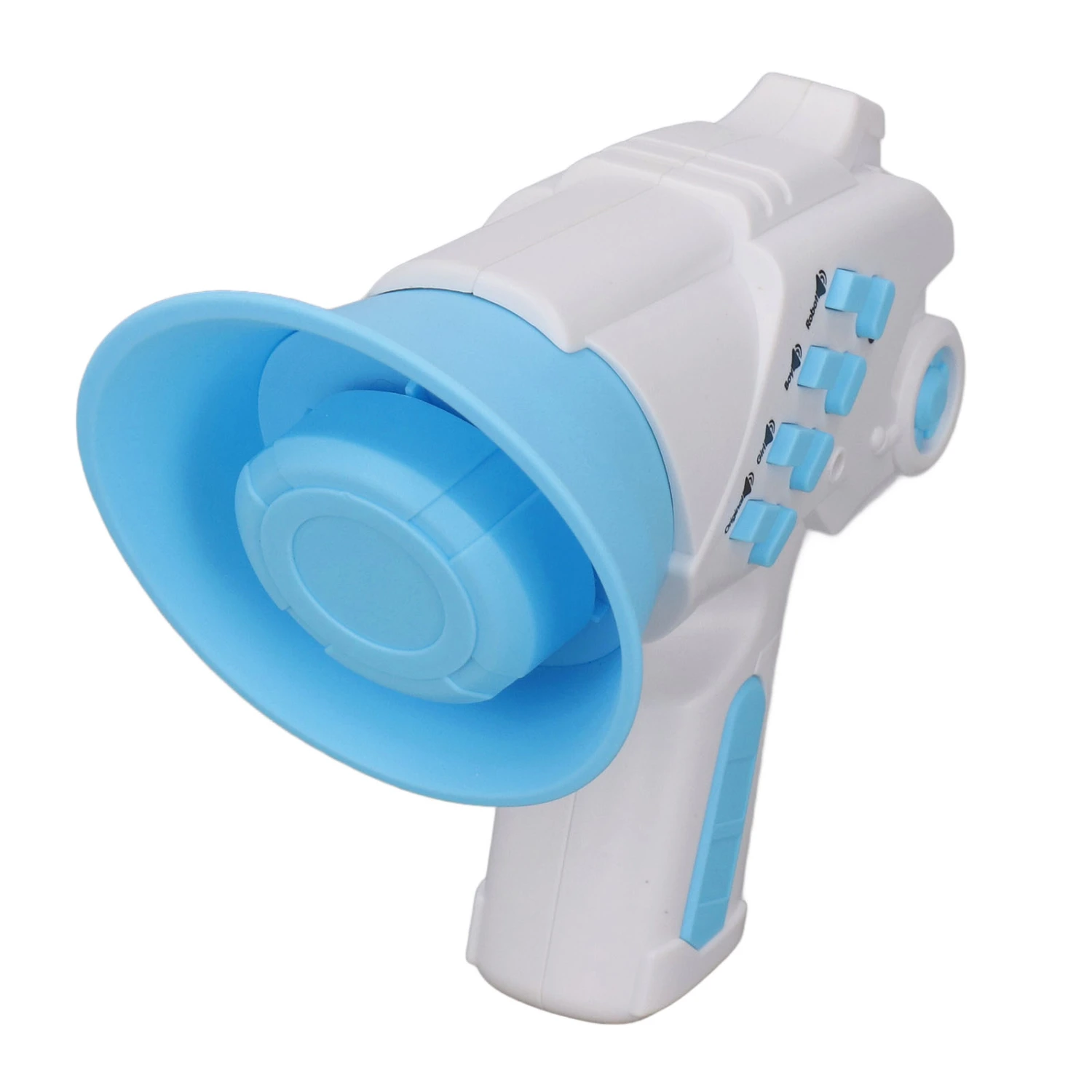 Mini Voice Changer Toys Plastic Voice Changer Megaphone Handhold Voice Changer Toy for Children Sky Blue
