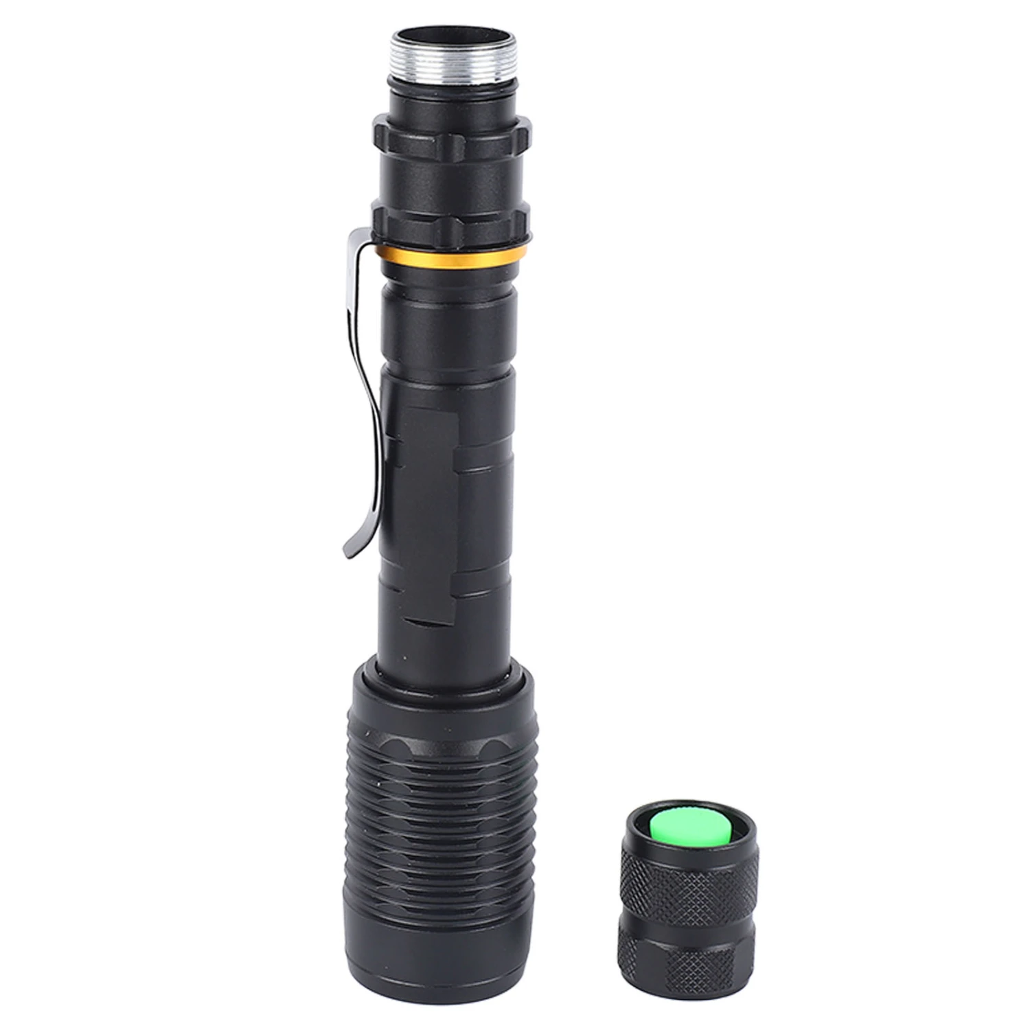 Super Bright Flashlight Zoomable Aluminum Alloy LED Handheld Flashlight for Camping Hiking Exploration