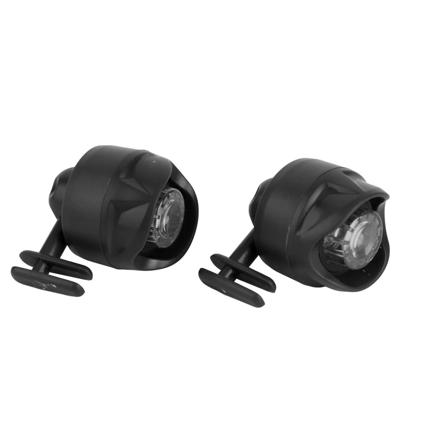 2Pcs USB Rechargeable Shoes Headlights Shoe Lights for Night Hiking Cycling Running Walking Black