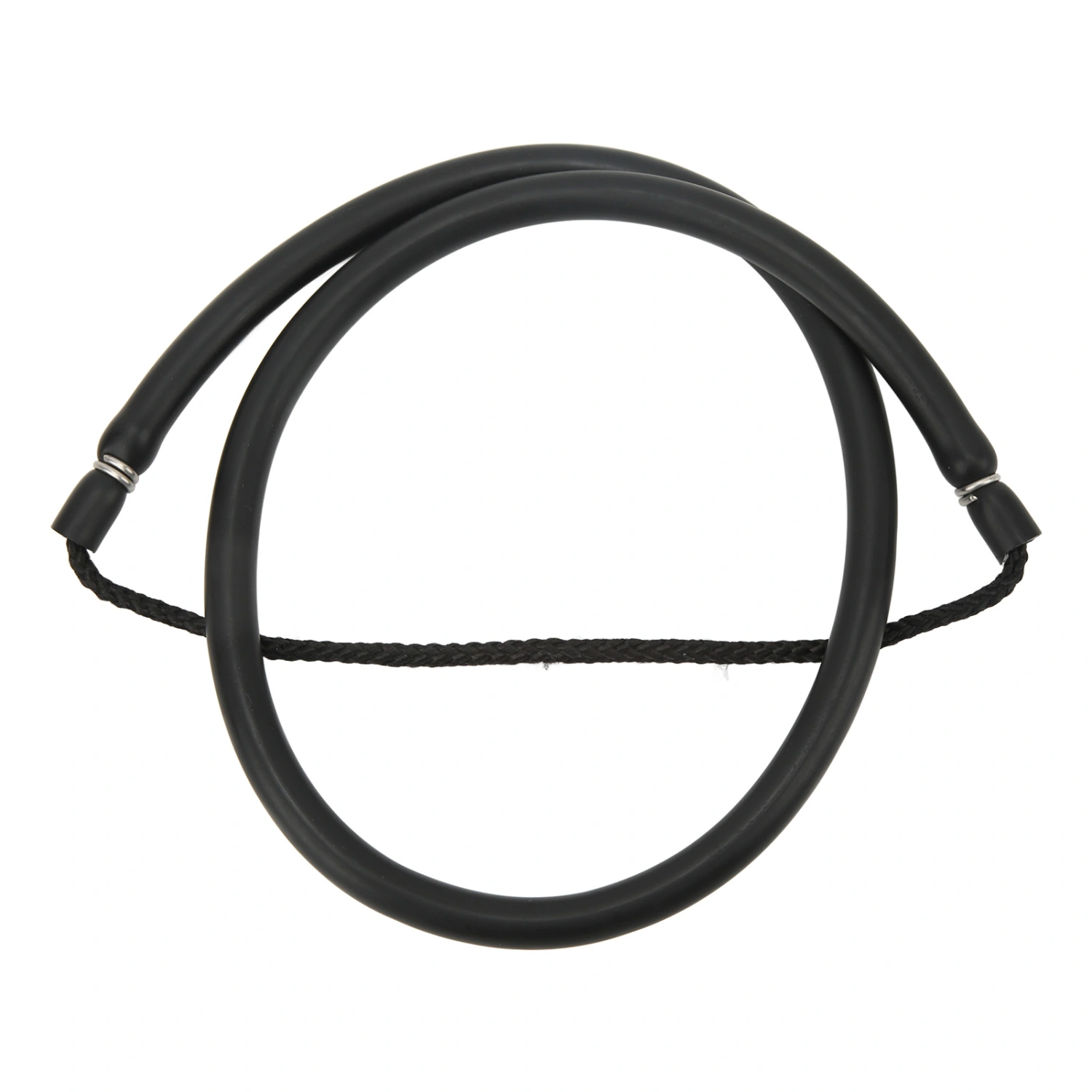 Shooting Pole Spear Sling 5x10mm Latex Band Good Elasticity Accessory for Fishing Black