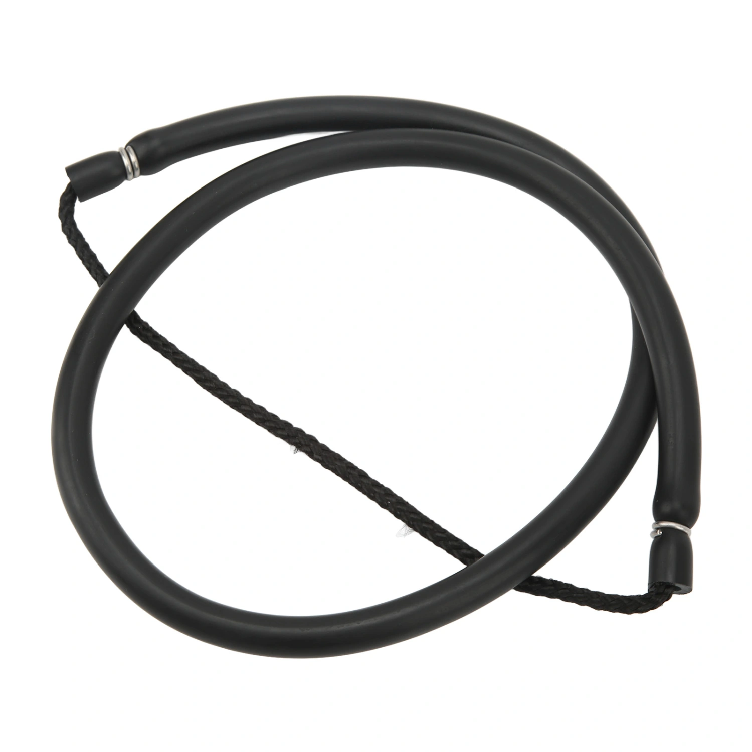 Shooting Pole Spear Sling 5x10mm Latex Band Good Elasticity Accessory for Fishing Black