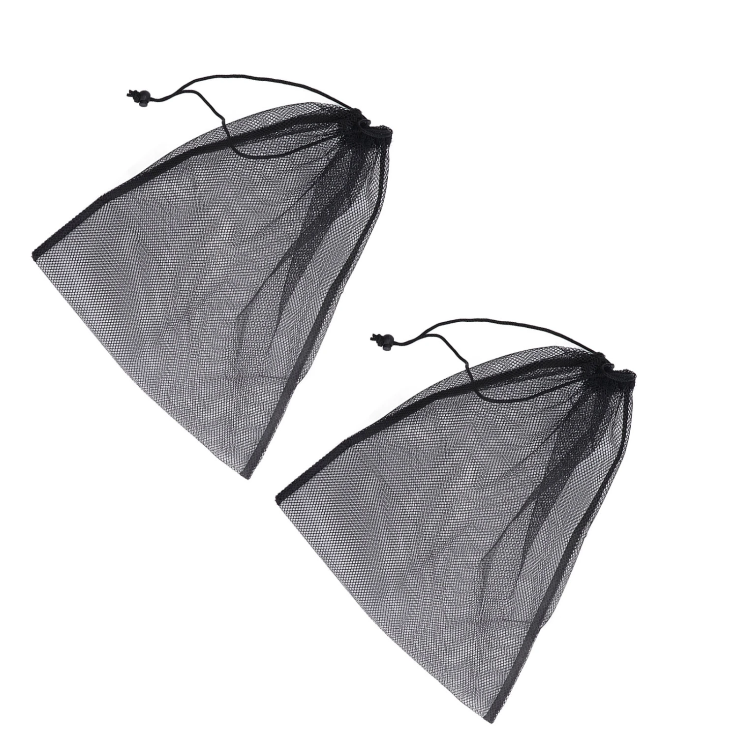 2 Pcs Shoe Bags Shoes Storage Organizer Sports Equipment Mesh Bag with Drawstring Tennis Balls Bag for Sports Travel