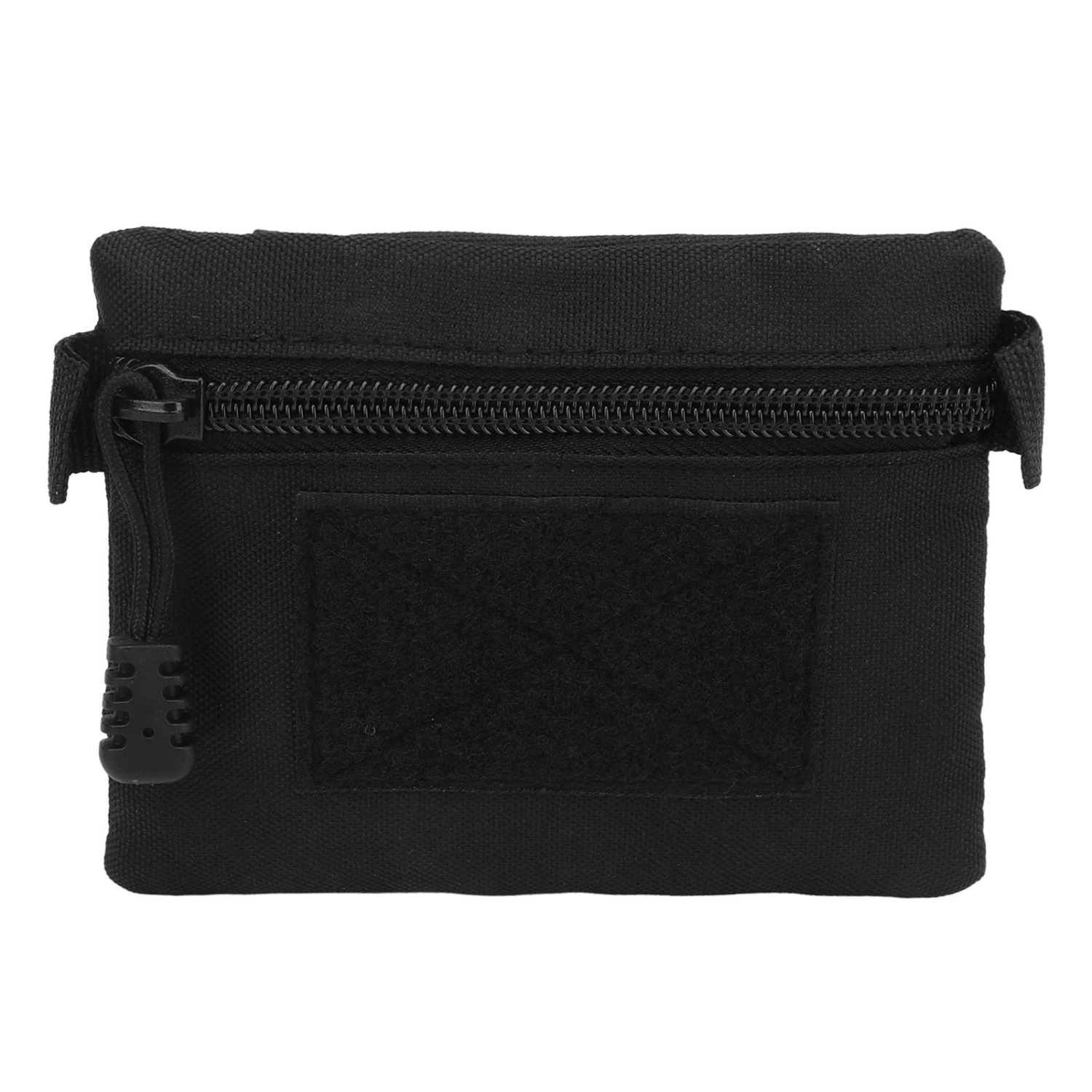 Coin Purse Black Waist Wallet Nylon Portable Storage Pocket Bag for Outdoor Travel