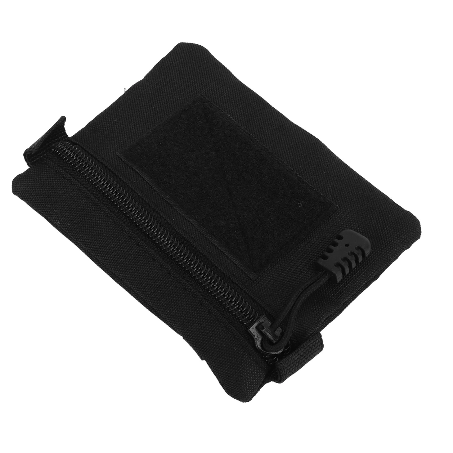 Coin Purse Black Waist Wallet Nylon Portable Storage Pocket Bag for Outdoor Travel