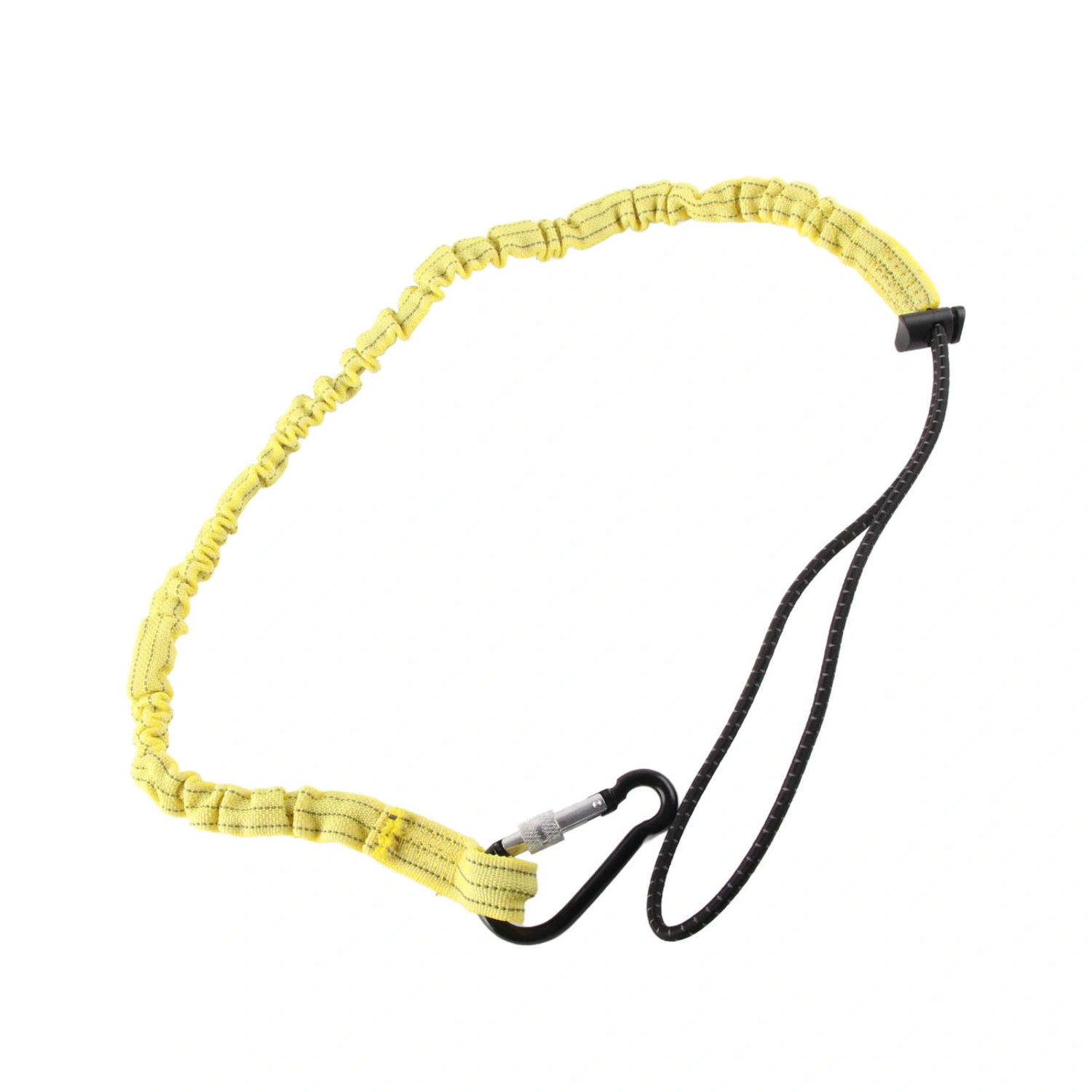 Tool Safety Tether Nylon Tool Lanyard Climbing Rope with Ordinary Mountaineering Buckle Yellow