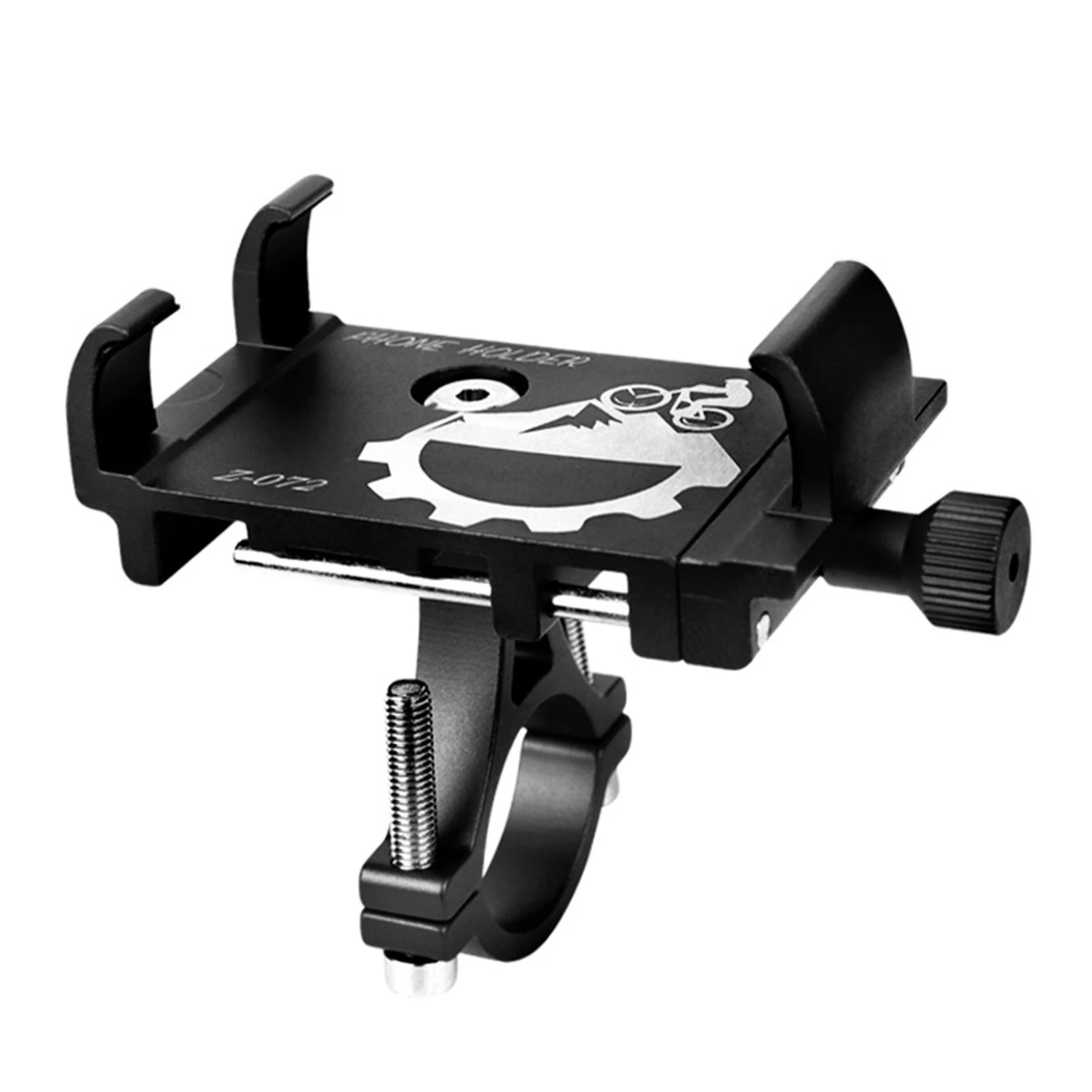 Cycling Mobile Phone Holder Aluminum Alloy Shockproof Phone Mount for Electric Motorcycle