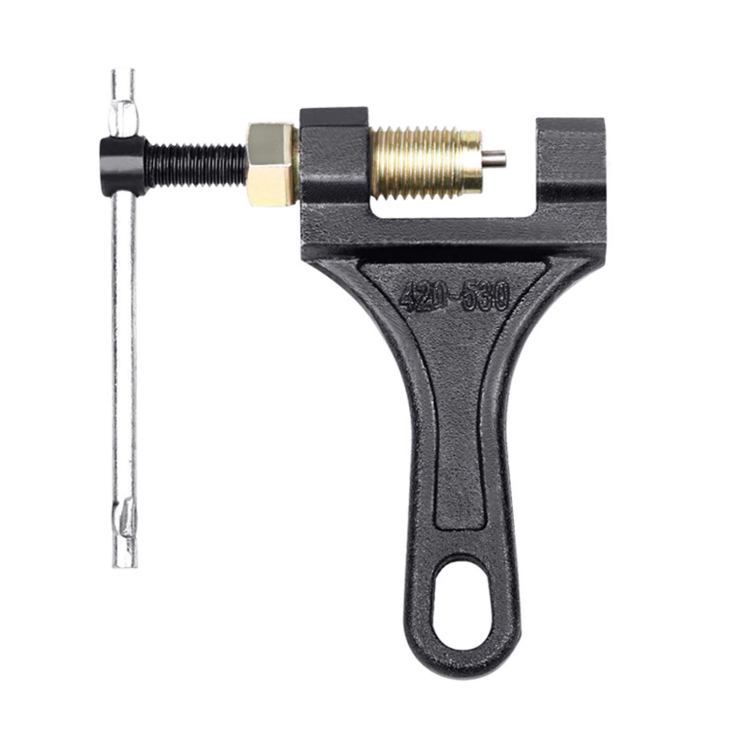 Chain Remover Tool Professional Alloy Steel Universal Bike Chain Pin Splitter for Motorcycle Tricycle Black