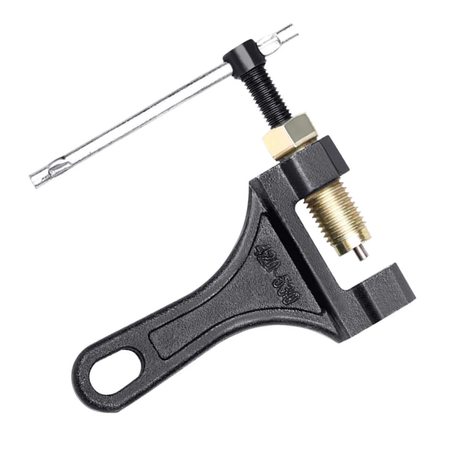 Chain Remover Tool Professional Alloy Steel Universal Bike Chain Pin Splitter for Motorcycle Tricycle Black