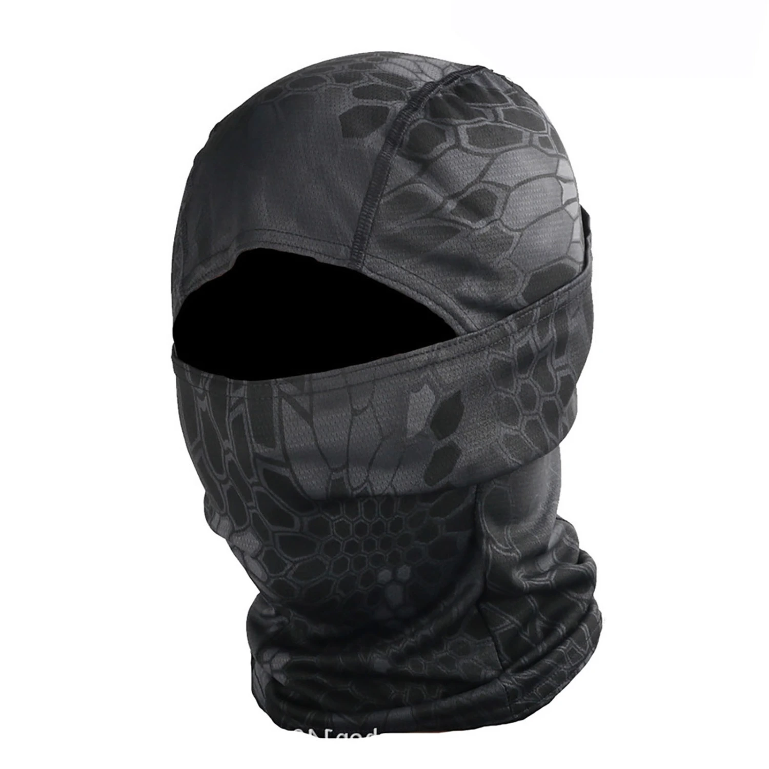 Full Face Cover Windproof Breathable Sunscreen Riding Head Cover Motorcycle Outdoor Sports Headgear Black