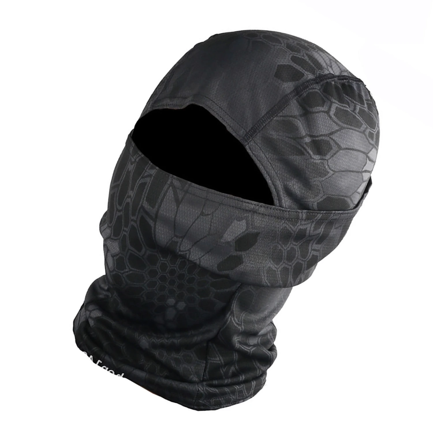 Full Face Cover Windproof Breathable Sunscreen Riding Head Cover Motorcycle Outdoor Sports Headgear Black