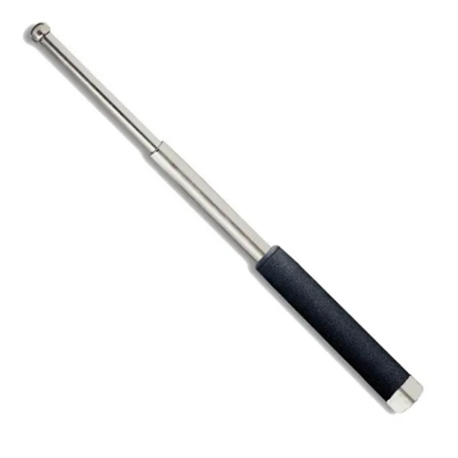 Self Defense Stick Stainless Steel Strong 3 Section Retractable Stick with Anti Skid Handle
