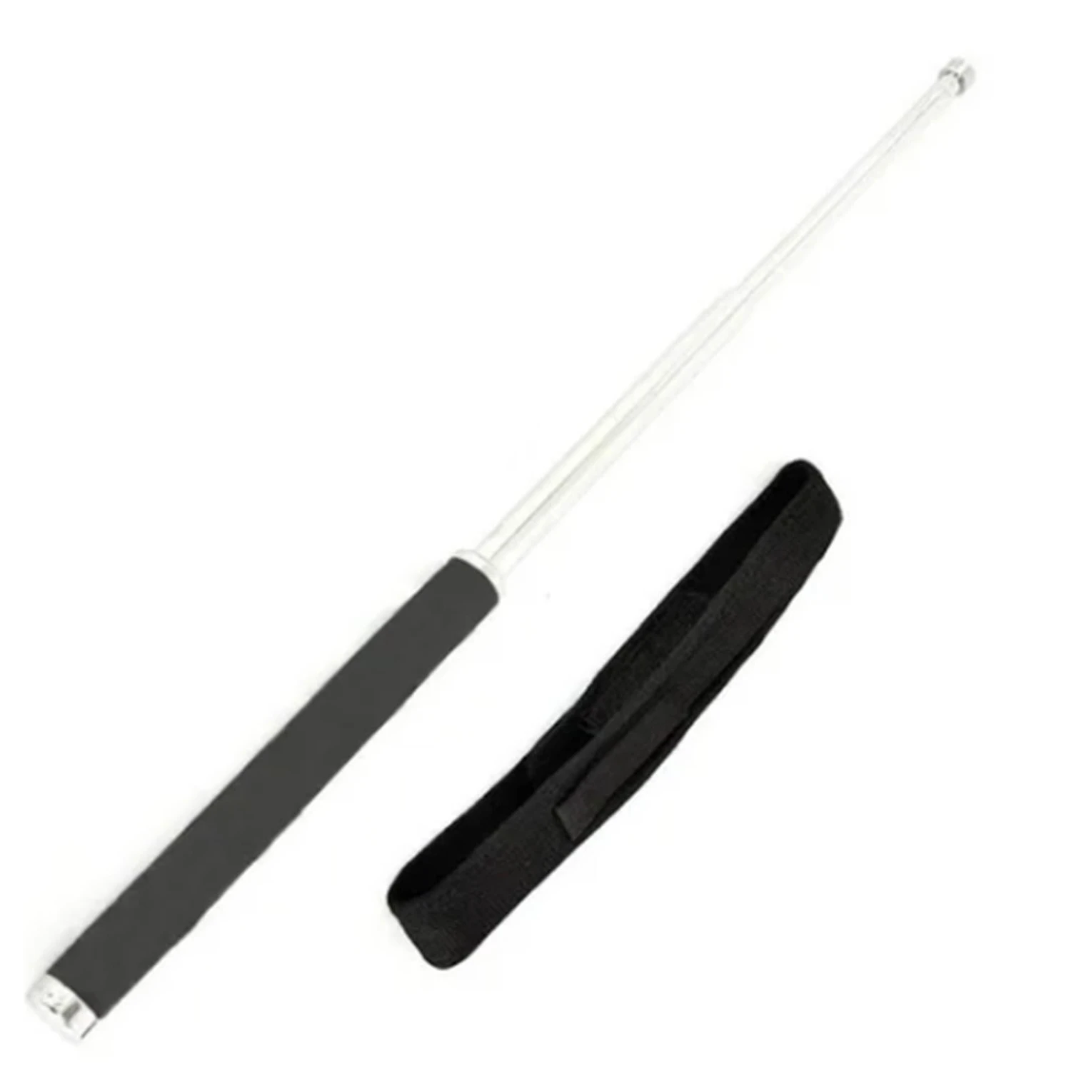 Self Defense Stick Stainless Steel Strong 3 Section Retractable Stick with Anti Skid Handle
