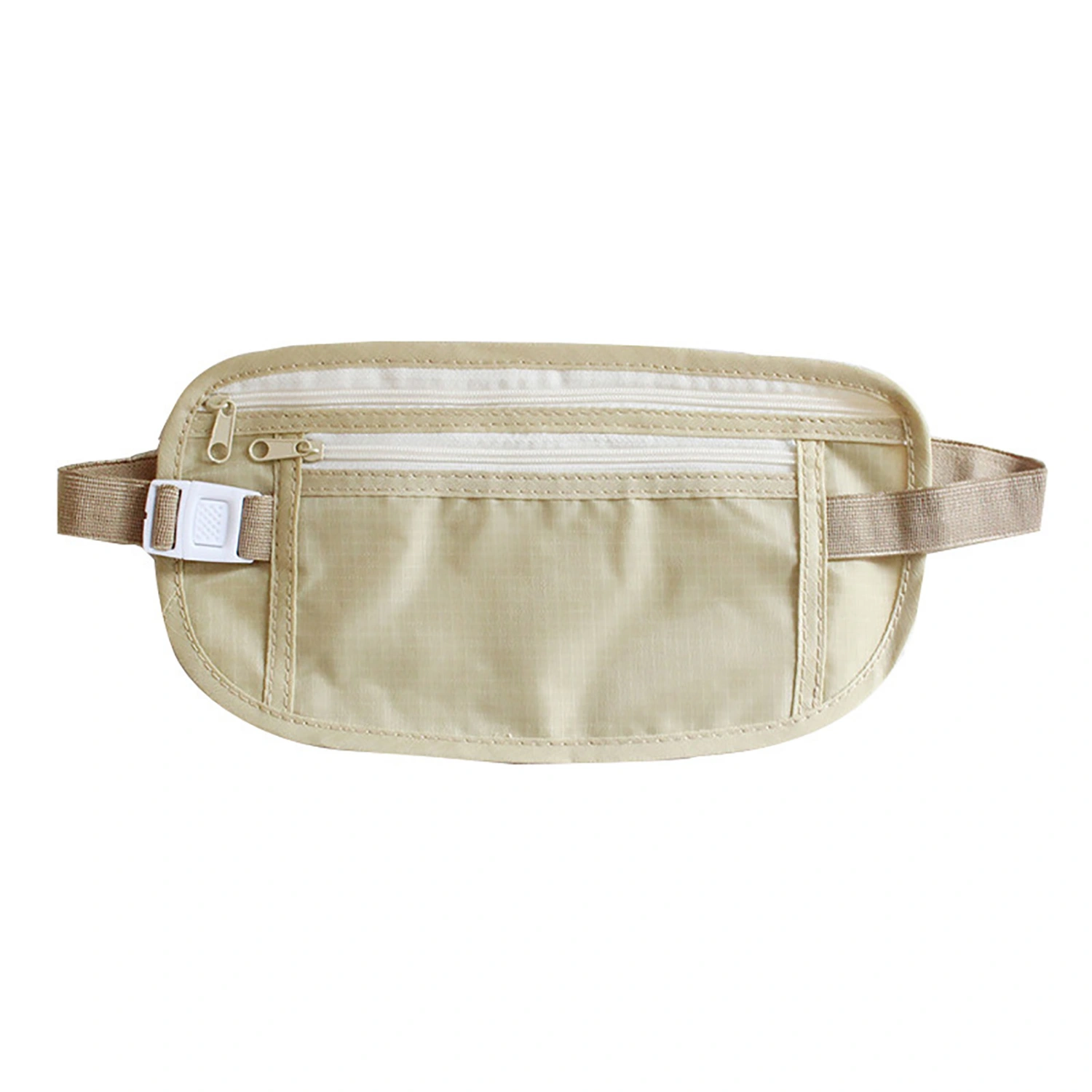 Waist Pack Professional Large Capacity Light Weight Breathable Mesh Workout Waist Pack Bag for Sports Jogging Outdoor Khaki