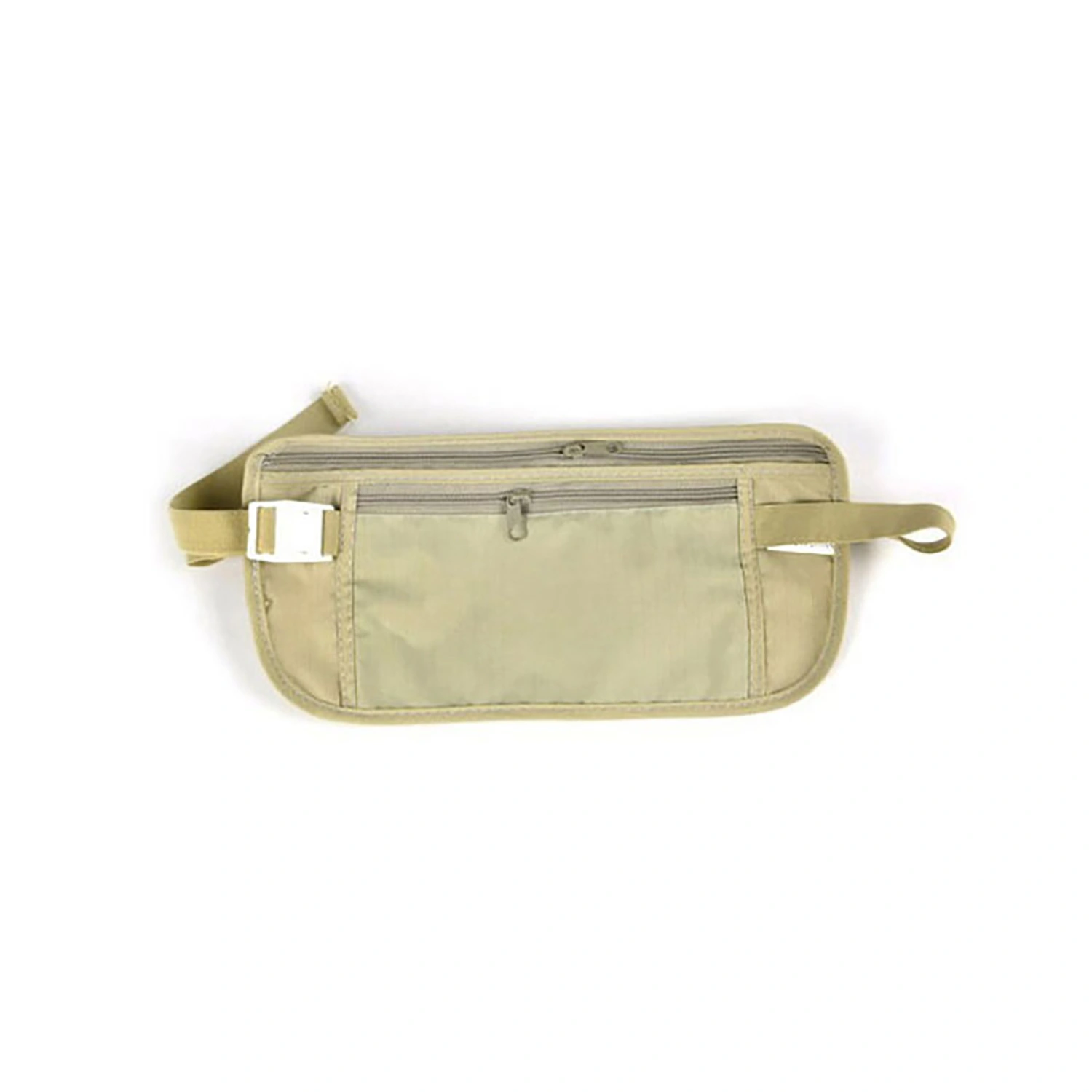 Waist Pack Professional Large Capacity Light Weight Breathable Mesh Workout Waist Pack Bag for Sports Jogging Outdoor Khaki