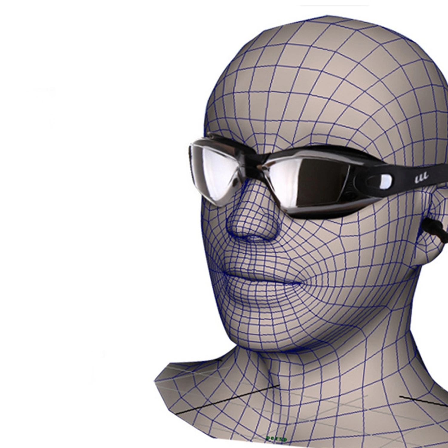 Swimming Goggles HD Waterproof Fog Proof Large Frame Electroplate Goggles Formen Women Silver