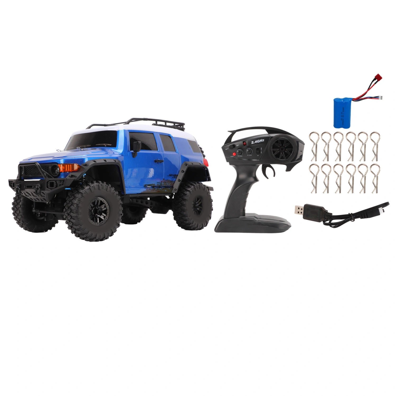 RC Off Road Car 1/10 2.4G 4WD Full Scale Remote Control High Speed Climbing Car for Over 14 ZP1007