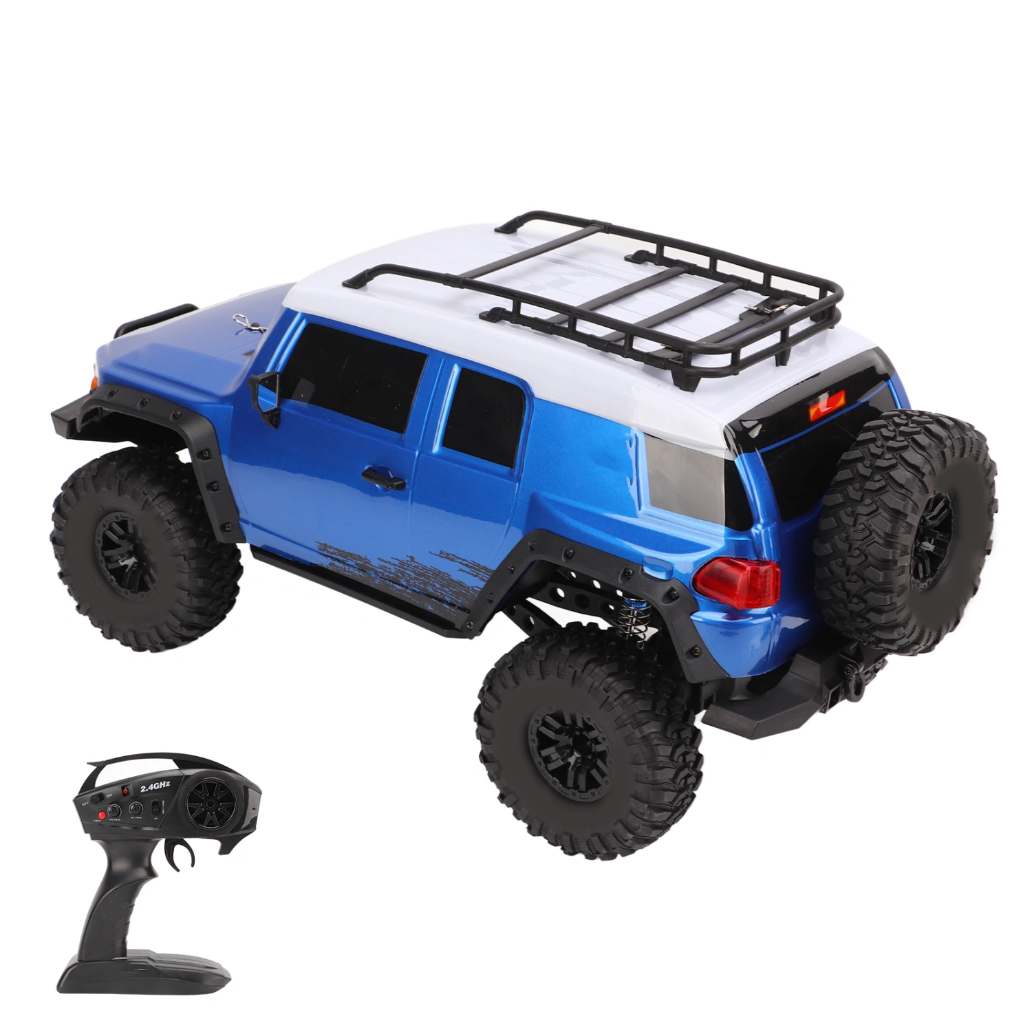 RC Off Road Car 1/10 2.4G 4WD Full Scale Remote Control High Speed Climbing Car for Over 14 ZP1007