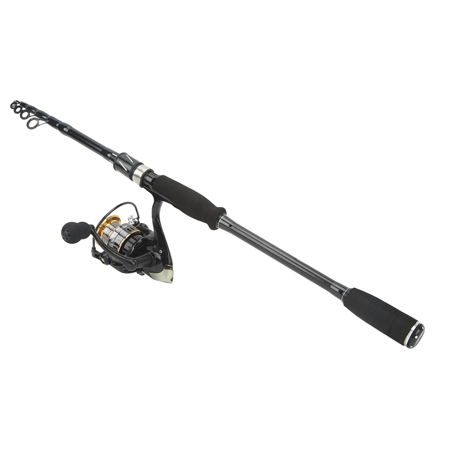 Fishing Rod and Reel Combo Set with Telescopic Fishing Rod Bait Hooks Fishing Rods Set for Fishing Beginners Gift