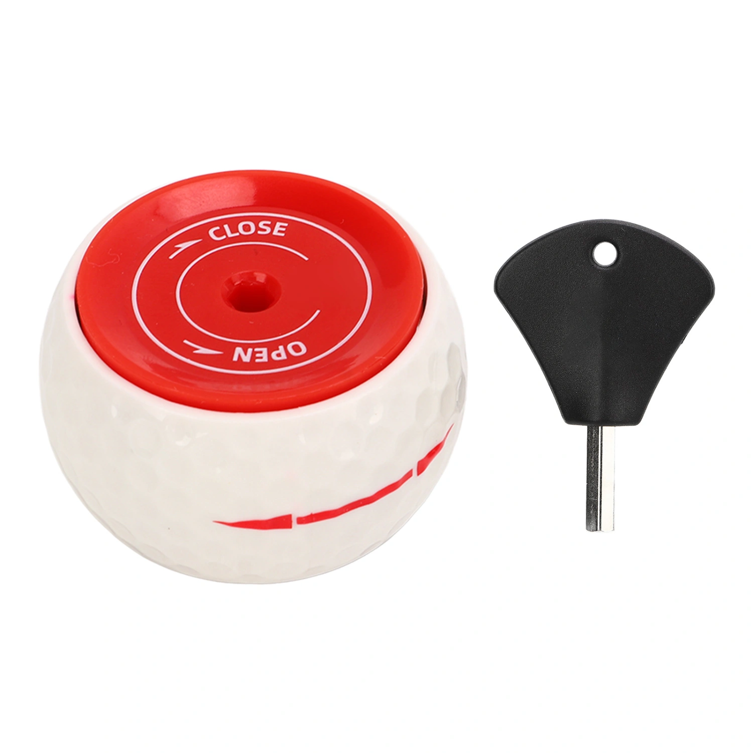 Putter Wheel Golf Ball Adjustable Putting Practice Ball with Hexagon Lock Key for Training