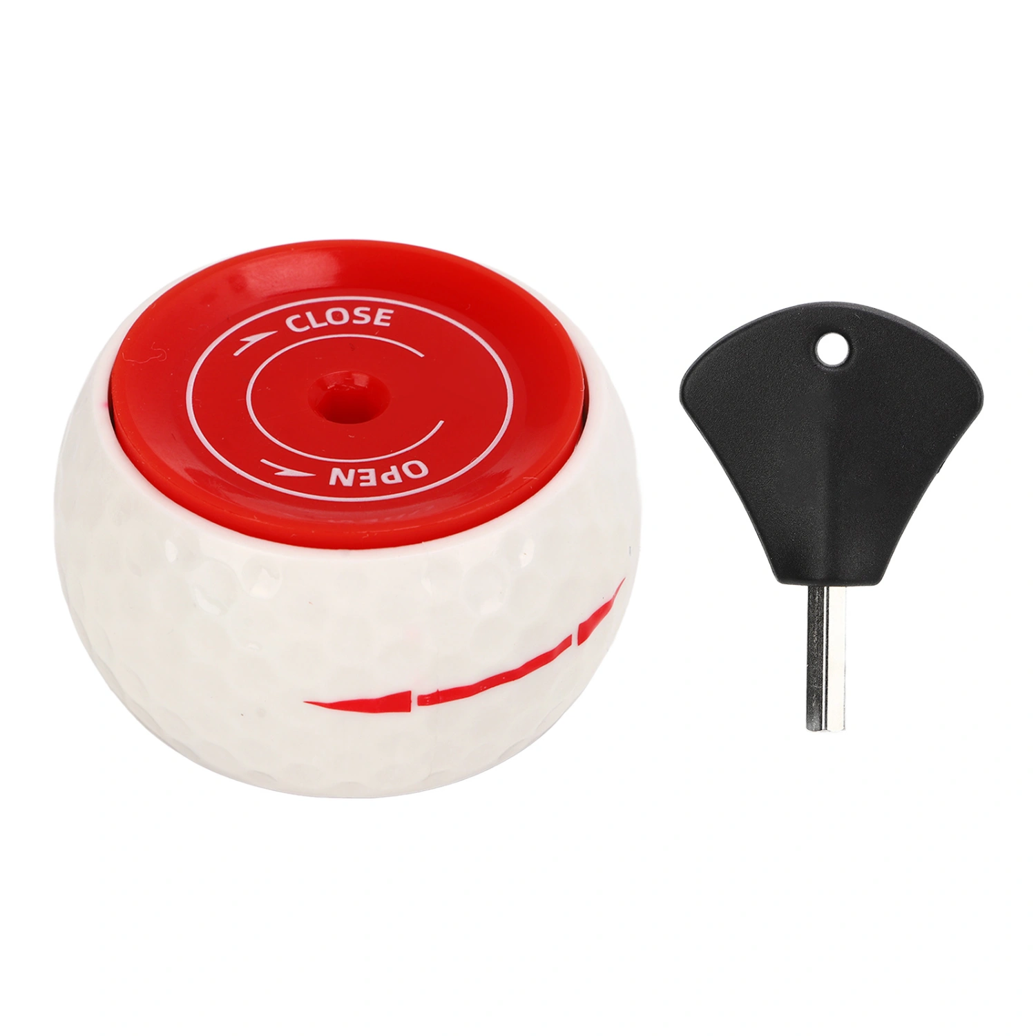 Putter Wheel Golf Ball Adjustable Putting Practice Ball with Hexagon Lock Key for Training
