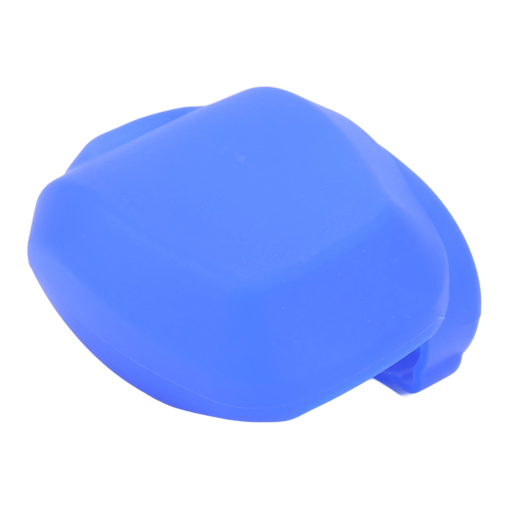 Fishing Reel Bag Silicone Waterproof and Wear Resistant Water Drop Shaped Baitcasting Reel Cover for Right Hand Outdoor Blue