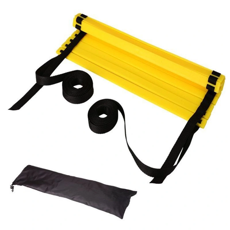 Training Ladder Nylon Rope PP Rope Adjustable Spacing Speed Footwork Practice Equipment 8m / 26.25ft 16 Rung