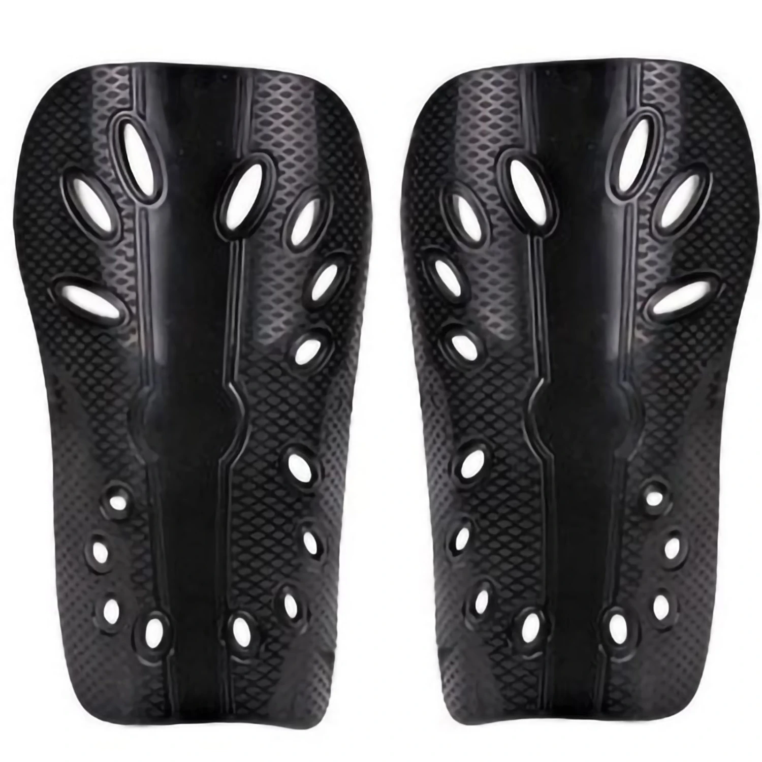 1 Pair Soccer Shin Guards Non Slip Comfortable Breathable Children Adults Thickened Sport Shin Guards Adults Black