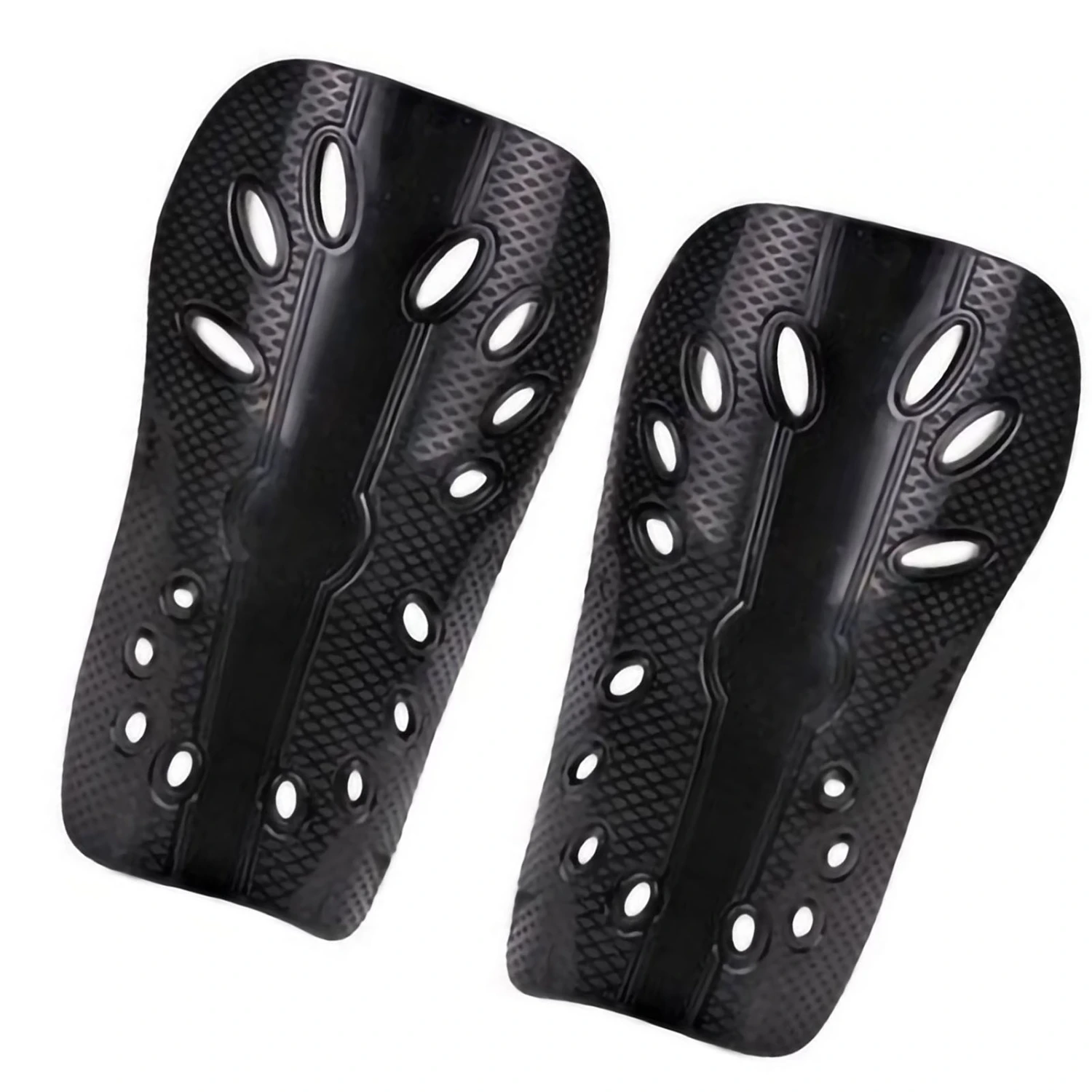 1 Pair Soccer Shin Guards Non Slip Comfortable Breathable Children Adults Thickened Sport Shin Guards Adults Black