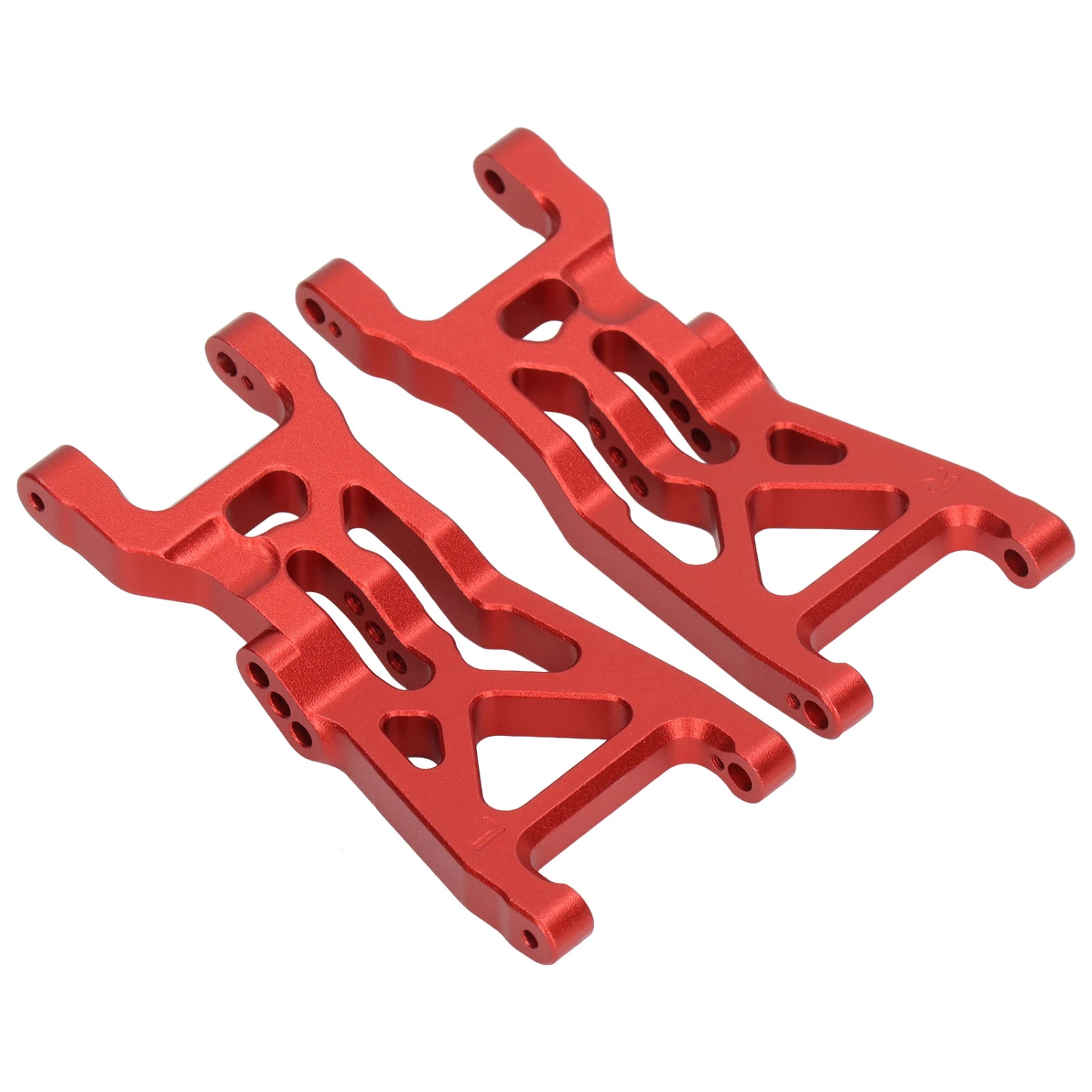 2pcs RC Front Lower Suspension Arm Aluminum Alloy for LOSI 1/10 22S 2WD No Prep Drag Car Red