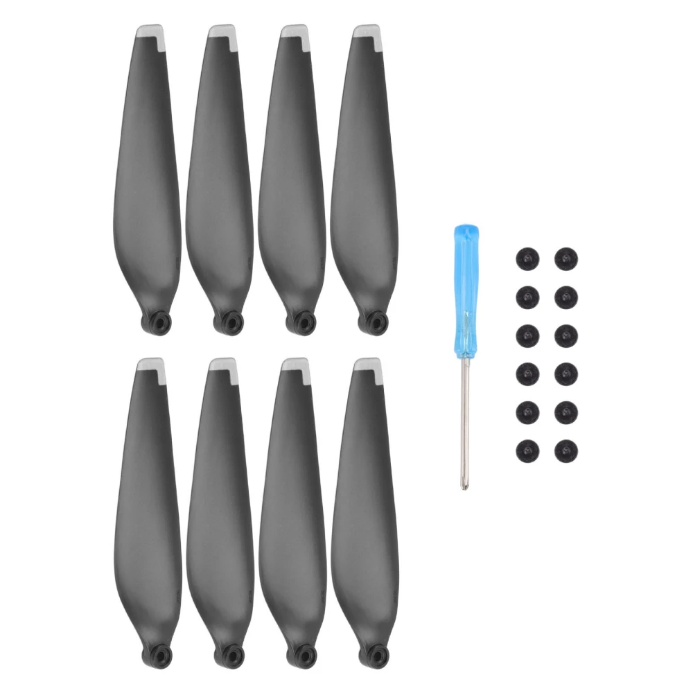 2 Pairs Drone Propeller 6030 Props Blade Replacement Low Noise Spare Propeller Blades for Mini 3 PRO Silver Edge