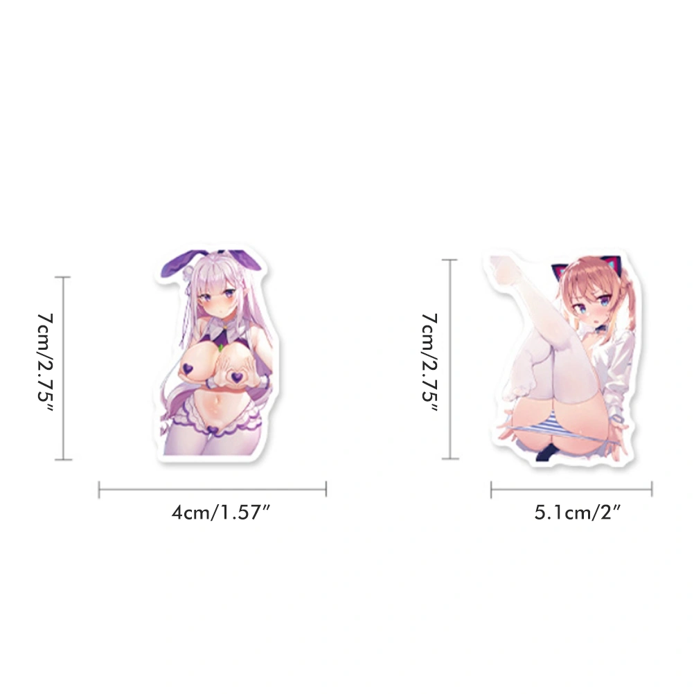50Pcs Anime Girl Stickers Waterproof Stickers for Laptop Phone Water Bottle Computer Luggage Helmet Skateboard Car BP-0000191