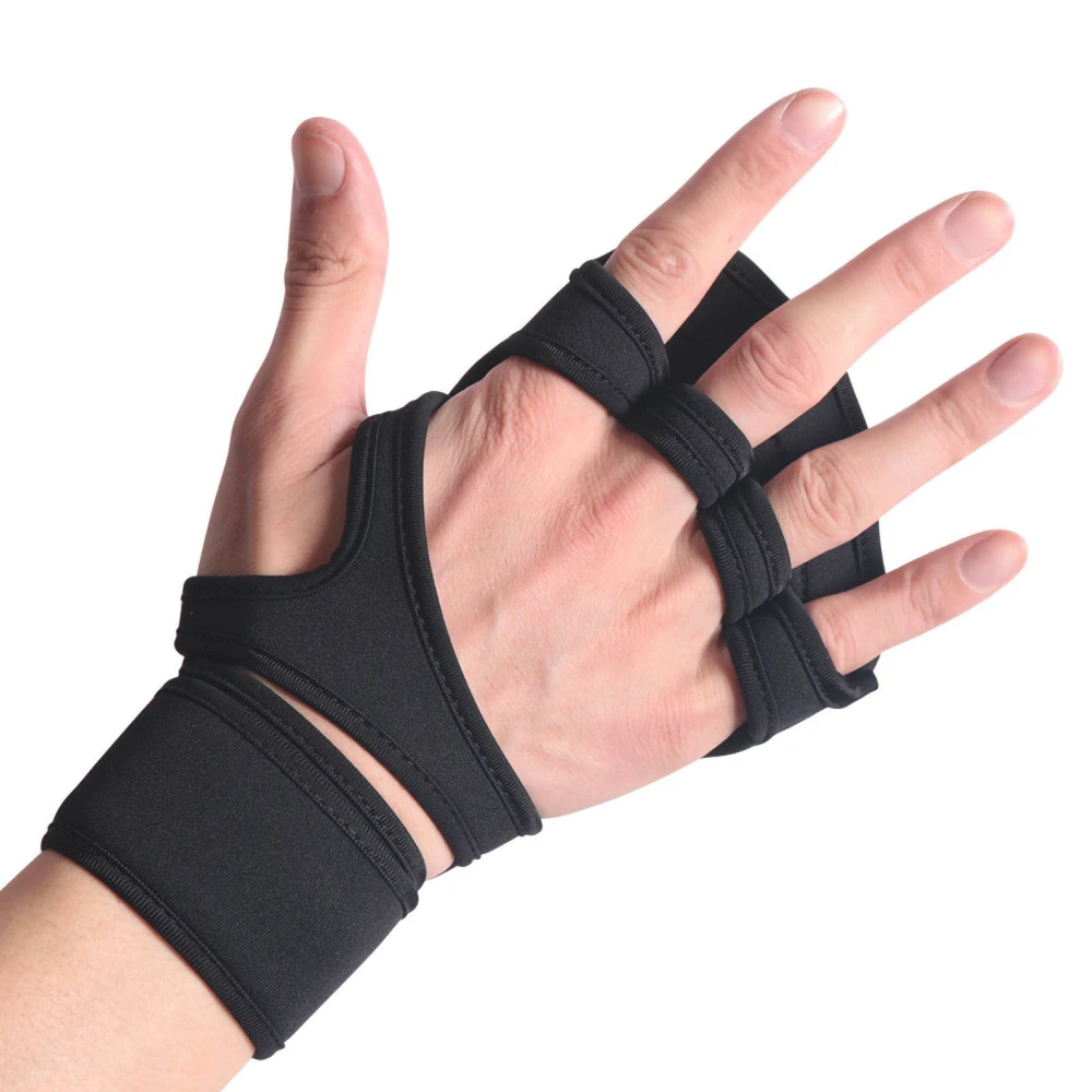 Weight Lifting Gloves Slip Resistant Workout Gloves for Exercise Fitness Training Black L