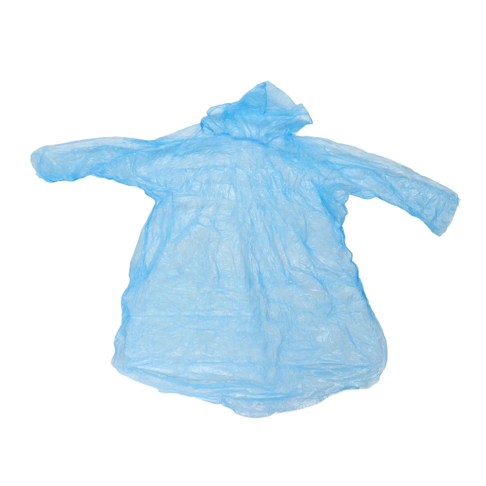 Rain Ponchos Disposable Raincoat PE Raining Protection Cover for Emergency Mountaineering Travel