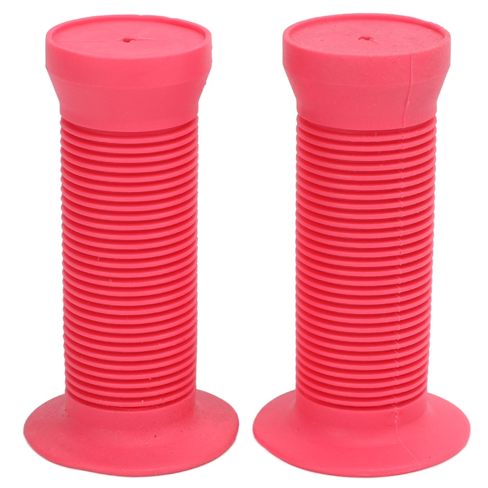 Children's Bicycle Grip Non Slip Waterproof Bike Handlebar Grips for Children's Bicycle(Red )